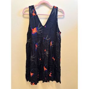 Knot Sisters Black V-Neck Sleeveless Firefly Dress Size Medium New